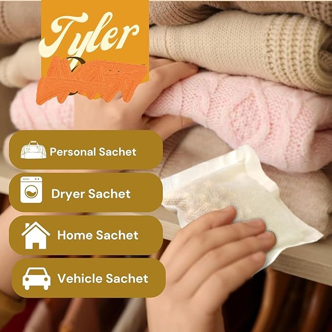 Tyler Candle - French Market Gallon 128 Fl oz Laundry Detergent w/Dryer Sachet Pouch