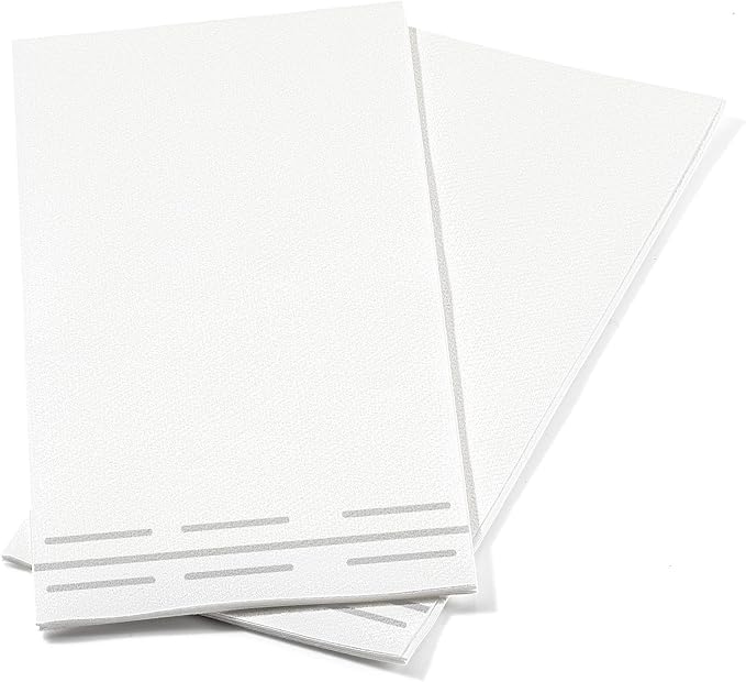 100 Pack Linen Feel Guest Paper Hand Towels | Disposable Super Absorbent Airlaid Paper Towels For Bathroom, Party, Weddings, Or Events | 12 x 17 Inches 1/6 Folded Decorative Design