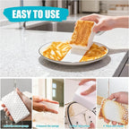 20-Pack Melamine Sponges, Multi-Functional Household Cleaning Pads for Kitchen, Dishes, Bathroom & Walls, 2X Density Extra Thick & Non-Scratch Bulk Sponge Foam Pads for Tough Stains and Grease