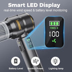 Portable Cordless Handheld Vacuum Cleaner for Car,Smart Display,Dual-Mode:Suction & Blowing,3-Stage Suction Power,One-Touch Dust Emptying,LED lighting,Mini Hand Vacuums for Car,Home,Office,Pet Hair