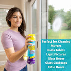 Invisible Glass 91160-4PK Premium Aerosol Glass and Window Foaming Cleaner Spray – Cleans Glass, Windows, Mirrors, Shower Doors, and More – Streak-Free, Ammonia-Free, Tint-Safe – 19 oz (Pack of 4)