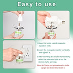 Mosquito Repeller Indoor Use, Electronic Mosquito Repellent Plug in Wall Outlet, Include 1 Pack 280 Hr Refills for Home, Bedroom, Office