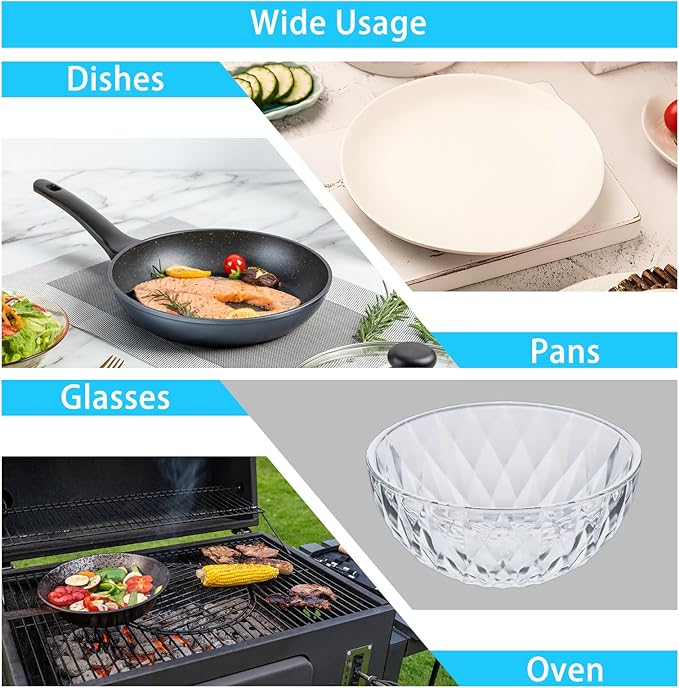 8 Packs Dish Wand Replacement Sponge Scouring Pad Heads Refills Compatible with Scrub Daddy, Scrub Sponge for Detachable Dish Scrubber Brush with Cut Out for Soap Dispensing, for Kitchen Cleaning