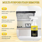 2PCS Multi-Purpose Stain Remover, All Purpose & Stain Remover For Kitchen, Bathroom, Car. Its Effectively Removes Hard Water Stains, Rust, Yellowing, And Stubborn Residues.