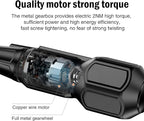 Electric Screwdriver Cordless Rechargeable Power Screwdriver Set, Portable Automatic Home Repair Tool Kit with LED Lights & USB Charging Cable for Men (2PCS)