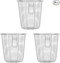 Cabilock Dishwasher Chopstick Basket with Hooks, Stainless Steel Kitchen Utensil Holder, Cutlery Organizer for Chopsticks Spoons Forks Straws, Small Hanging Silverware Drying Rack, 3pcs