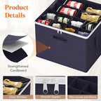 Lifewit 4 Pack Shoe Storage Organizer for Closet, Large Shoe Box Storage Containers with Clear Cover, Foldable Storage Bins Fit for Boots Fits 48-64 Pairs (Each 12-16 Pairs) Blue