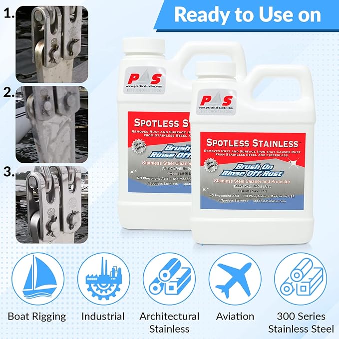 Spotless Stainless Rust Remover and Preventative - 32 Ounce