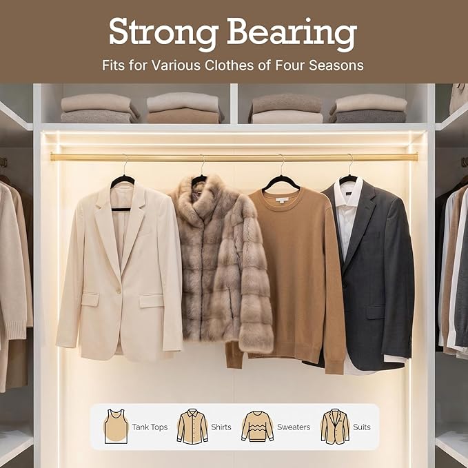 HOUSE DAY Black Velvet Hangers 60 Pack, Non Slip Clothes Felt Hanger Heavy Duty for Coat, Premium Slim Space Saving Suit Hangers for Closet Organizer, 360° Rotating Silver Hook