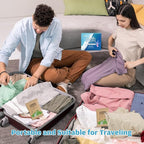 AIDEA Laundry Detergent Sheets, Unscented-(200 Loads) 100 Sheets, Laundry Detergent, No Plastic Jug, Lightweight & Easy To Use For Travel, Apartments, Dorms