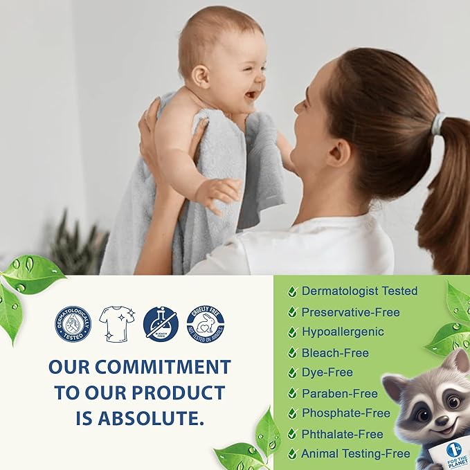 MorningRain Eco Laundry Detergent Sheets - Ingredients from Finland, Unscented, Bio-Enzyme Formula, Power Clean, 5 Sheets (Up to 10 Loads) - Non-Toxic, Preservative-Free, Skin Safe, Designed in USA