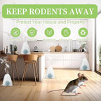 Mouse Rodent Repellent, Peppermint Lemon Mice Repellent for Squirrel Rats Spider Pests, Natural Repellent for Kitchen, Warehouse, Car, Indoor, Outdoor, Safe for Pets & Family