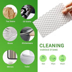 Magic Sponge Eraser Sheets- garvonti 30 Pack Melamine Foam Sheet in Bulk, Convex Point Heavy Duty Melamine Eraser, Thickened Disposable Melamine Foam Cleaning Eraser Pads