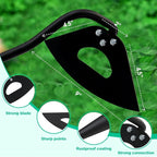 Lilyvane Hoe Garden Tool with 70Inch Long Handle, Heavy Duty Garden Hoes for Weeding Loosening Soil Digging Planting Ridging, Handy Hoe Gardening Tools Weeding Hoe