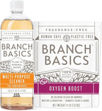 Branch Basics Concentrate (33.8 oz) + Oxygen Boost (4 lbs) | Multi-Surface All Purpose Cleaner Concentrate + Natural Stain Remover, Grout Cleaner | Human-Safe, Fragrance Free
