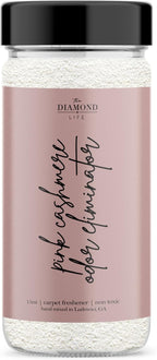 Home "Pink Cashmere" Carpet Deodorizer Powder For Home, Vaccuuming Upholstery, Pet Urine, Dog Bed/Cat Litter Box– Eliminates Odors Naturally, Pet-Friendly- Apple, Spices, & Vanilla