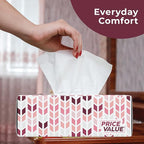 Facial Tissues boxes 230 Sheets Per Box 8 Boxes. Premium Soft Gentle and Durable in A Stylish Box - 1,840 Sheets