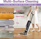 Snowlily 33.8 FL OZ Floor Cleaning Solution Compatible with Robot Vacuum, Residue & Streak Free, Low Foam Floor Cleaner for Mopping, for All Robot Vacuum Mops & Wet Dry Vacuum Cleaners, Lavender