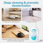 2.5L Floor Cleaning Solution Compatible with Roborock/Eufy/iRobot/Ecovacs/Dreame/Shark, Fragrance Deodorization, Deep Cleans for Multiple Hard Floors (2.5 Liter, 【Fresh Ocean】)