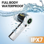 Electric Bathroom Cleaning Brush, Cordless Spin Scrubber Full Body Waterproof IPX7 with 6 Replaceable Brush Heads for Bathtub/Kitchen/Window/Home Cleaning -SD-CTB02