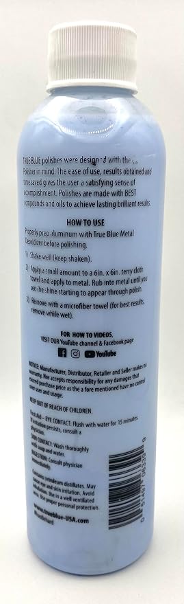 2 Tone's True Blue Chrome Polish 8oz (2)