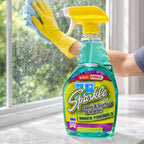 Sparkle Green Formula Glass Cleaner, 33.8 Oz Bottle, 12/Carton