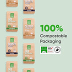 Green Llama Window and Glass Refill 3-Pack - Certified Compostable Packaging, Natural Cleaning Solution for Windows and Glass - Eco-Friendly and Sustainable