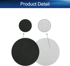 Auniwaig 7 Inch 1200-Grit Scrubber Scouring Pads Drill Power Brush Scuffing Disc Hoop and Loop Surface Conditioning Disc for Bathroom & KitchenTile Cleaning Gray 2Pcs