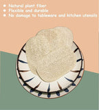 WOCATS 12pcs Natural Loofah Dish Sponges Scrubber for Kitchen-Based Dishwashing Scrubber Greener Clean Stand Wear and Tear Non-Scratch, Biodegradable (12)