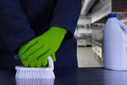 GLOVEWORKS HD Green Gloves, 8 Mil Nitrile Disposable Heavy Duty Raised Diamond Grip Mechanic Glove, Bulk Purchasing Options