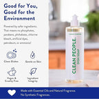 THE CLEAN PEOPLE Liquid Dish Soap - Clean, Simple Ingredients - Extra Scrubbing Power (Lemon Verbena Scent) 12 fl. oz (6 Pack)