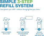 Simpleaf Clean Kitchen Degreaser Cleaner | Refill System Cleaners| Bleach‑Free| Ammonia‑Free|Grease, Oils & Food Soil Remover | Citrus Zest 24oz x 2