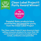Dapple Baby Dishwasher Pacs, Hypoallergenic Dishwasher Pods Powered by Plants, Removes Milk Residue & Odor on Dishes, Baby Bottles & Kitchenware, Fragrance Free, 25 Count (Pack of 1)
