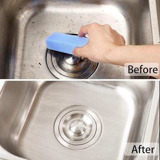 20 Pieces Pumice Stones for Cleaning - Pumice Scouring Pad, Stick Cleaner for Removing Toilet Bowl Ring, Bath, Household, Kitchen, Pool, 5.9 x 1.4 x 0.9 Inch(Blue)