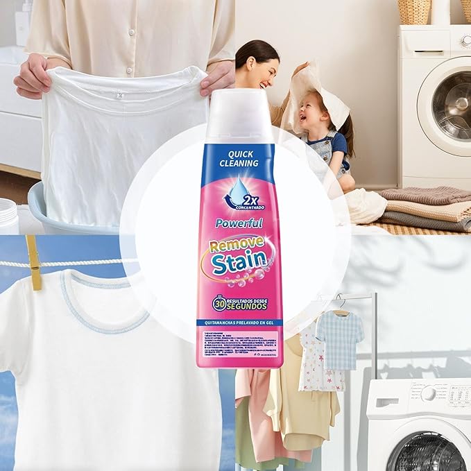 Household Stain Remover Gel, 200ml Nano Stains Remover Quick Cleaning Gel, Laundry Stain, Heavy Duty Quick Cleaning Gels for Clothes