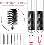Long Straw Brush Cleaner (10 Pack), Flexible Nylon Tube Cleaning Brushes with 0.4" Bristles, Rust-Proof Stainless Steel Wire Washer for Reusable Tumblers, Sports Bottles & Pipes (10 Inch)