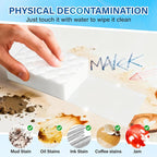 Magic Sponges Cleaning Eraser, 200 Pack 2X Density Stronger Melamine Sponge Foam Pads, Multi-Functional Household Cleaner Dish Sponge, Cleaning Supplies for Kitchen, Bathroom, Floor, Sink,Wall Cleaner