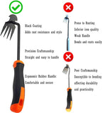 Hand Weed Puller Dual-Action 4-Claw Weeder with Ergonomic Grip Garden Tool for Efficient Root Removal Precision Weed Extraction Ideal for Garden Enthusiasts
