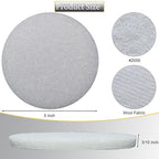 10 Pack 5 Inch 2000 Grits Multipurpose Scrubber Scouring Pads Flocking Scuff Pads -Hoop and Loop Scuff Pads Conditioning Discs Polishing Pad for Furniture Automotive Cleaning, Rust Removal