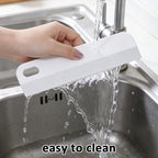 Silicone Mini Sink Squeegee, Small Squeegees for Sink, Multifunctional Kitchen Sinks Squeegee for Glass, Mirror, Kitchen, Car Window Cleaning