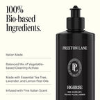Preston Lane Luxury Dish Soap, Highrise Scent | Plant Powered Formula with Essential Oils | Tough on Grease, Gentle on Hands | Vegan, Cruelty Free, Clean Ingredients