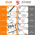 Steam Mop, Detachable Steam Cleaner 16-in-1 Lightweight Handheld Steamer for Hardwood Floors, Home, Tile, Furniture, Clothes, Windows Cleaning