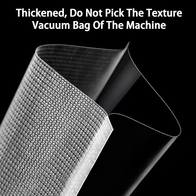 Vacuum Sealer Bags Heavy Duty Pre-Cut Design Commercial Grade Food Sealable 6x8 inch 100pcs for Heat Seal Food Storage, Smell Proof Bags Boilsafe to 280°F Freezable