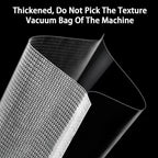 Vacuum Sealer Bags Heavy Duty Pre-Cut Design Commercial Grade Food Sealable 6x8 inch 100pcs for Heat Seal Food Storage, Smell Proof Bags Boilsafe to 280°F Freezable