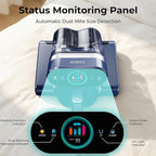 Candy Mattress Vacuum Cleaner, 16Kpa Bed Vacuum Cleaner with UV-C Light, 140°F Heat, 4 Level HEPA Filter & Ultrasonic, Versatile Handheld Vacuums for Bed, Sofa, Couch, Crib(Corded, 650W)