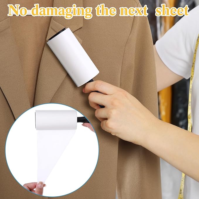 2700 Sheets Lint Rollers for Pet Hair Extra Sticky Portable Lint Remover Brush Roller with 10 Handles 30 Refills Pet Hair Remover for Couch, Clothes Furniture and Carpet Dog Cat