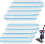 8 Pack Mop Pads Replacements Compatible with O Cedar H2prO Flat Mop System Microfiber Mop Refills for O Cedar H2pro Flat Mop,Washable & Reusable Mop Heads Replacement for Ocedar H2Pro Mop Floor Clean