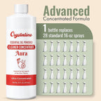 Aura Natural Cleaning Concentrate |16 oz| Tale of French Thieves Cleaner Concentrate, French Thieves Essential Oil Cleaner, Best Non Toxic All Purpose Cleaning Supplies, Inspired Blyss Aroma Mop Soap