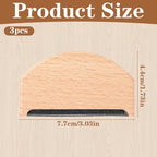 3 Pcs Cashmere Comb, Sweater Combs to Remove Pilling, Portable Wooden Pilling Fuzz Fabric Lint Remover Clothing Brush Tool for De-Pilling Clothing Garments Knits Scarves Wool Coats Pants Care