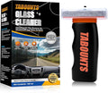 Glass Emulsion Cleaner,Glass Oil Film Cleaner,Roll-On Car Glass Emulsion Cleaner Cleaning Board, Removes OilFilm & Smudges, Improve Clarity for Safe Driving